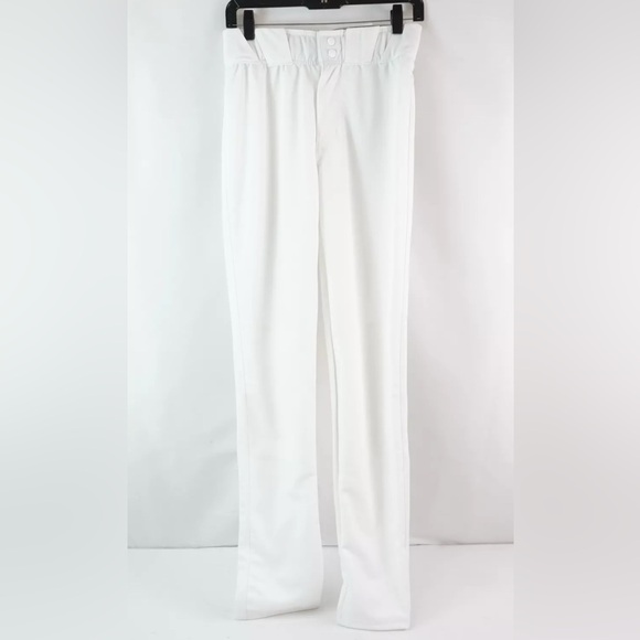 NWT Lot of 2x [adidas] Icon Pro White Open Hem Baseball Pants - Men’s Sz Small - Picture 4 of 15